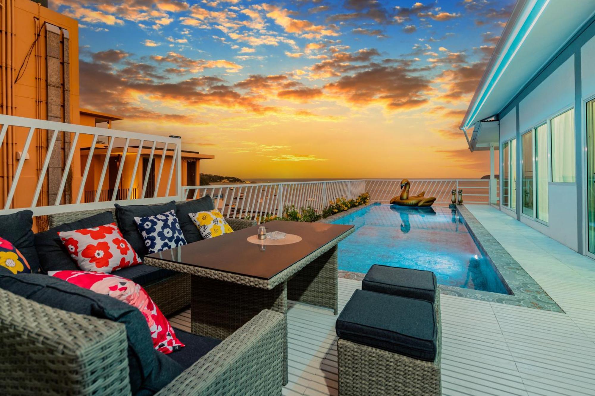 Mona Seaview Pool Villa Beach Front Aoyon Beach Ban Makham Eksteriør billede