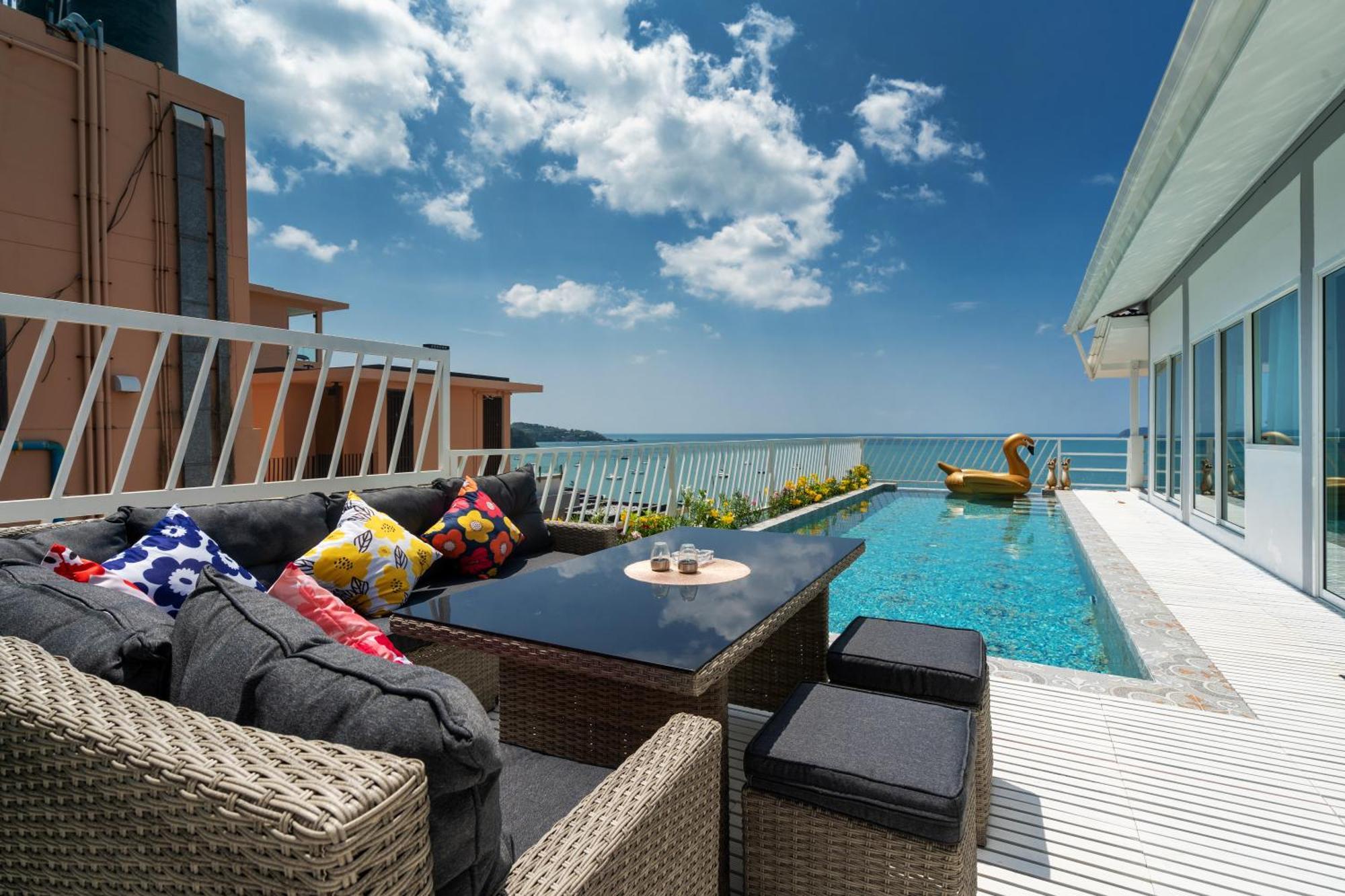 Mona Seaview Pool Villa Beach Front Aoyon Beach Ban Makham Eksteriør billede