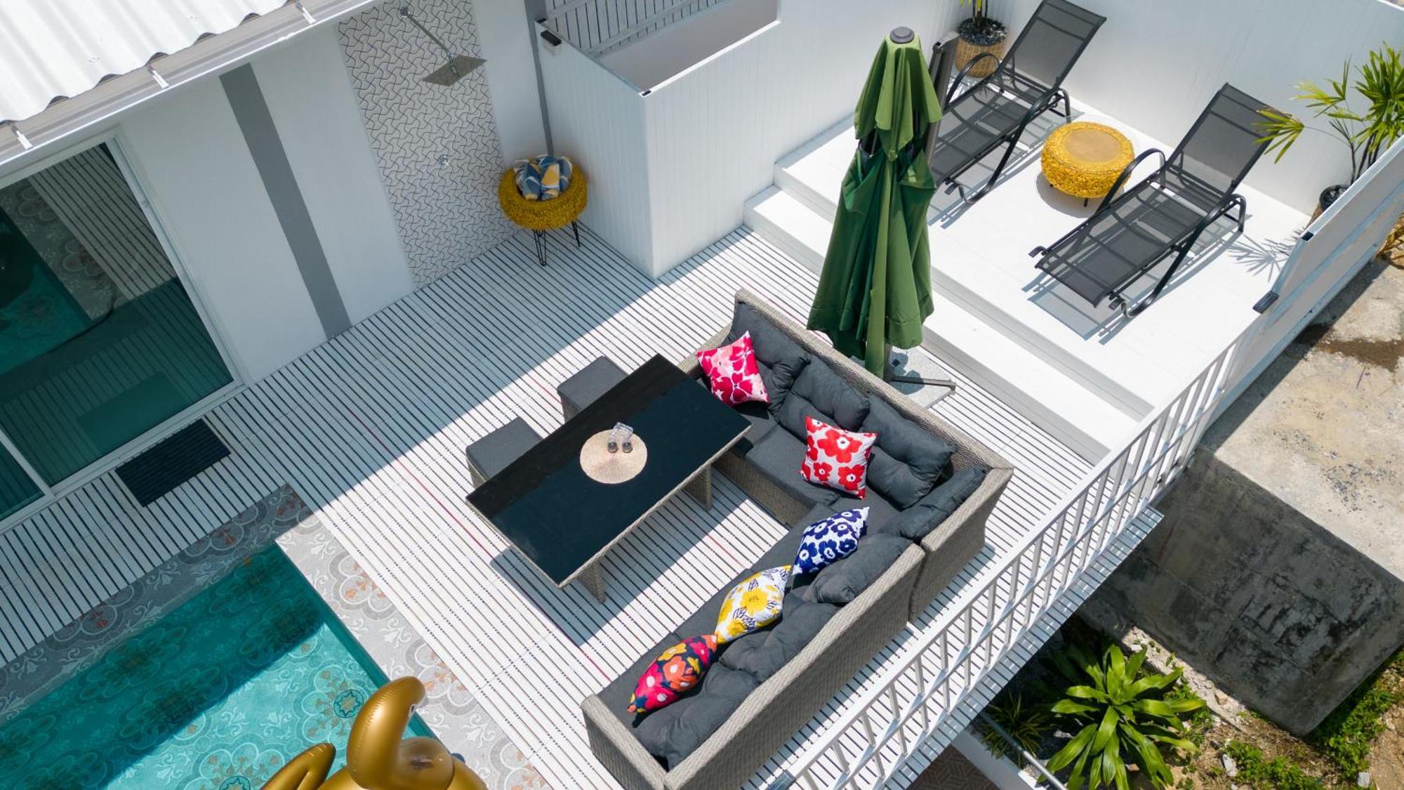Mona Seaview Pool Villa Beach Front Aoyon Beach Ban Makham Eksteriør billede