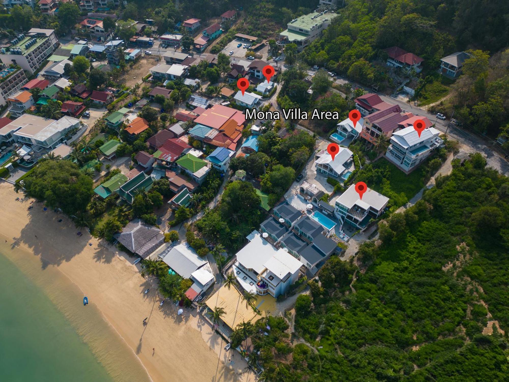 Mona Seaview Pool Villa Beach Front Aoyon Beach Ban Makham Eksteriør billede