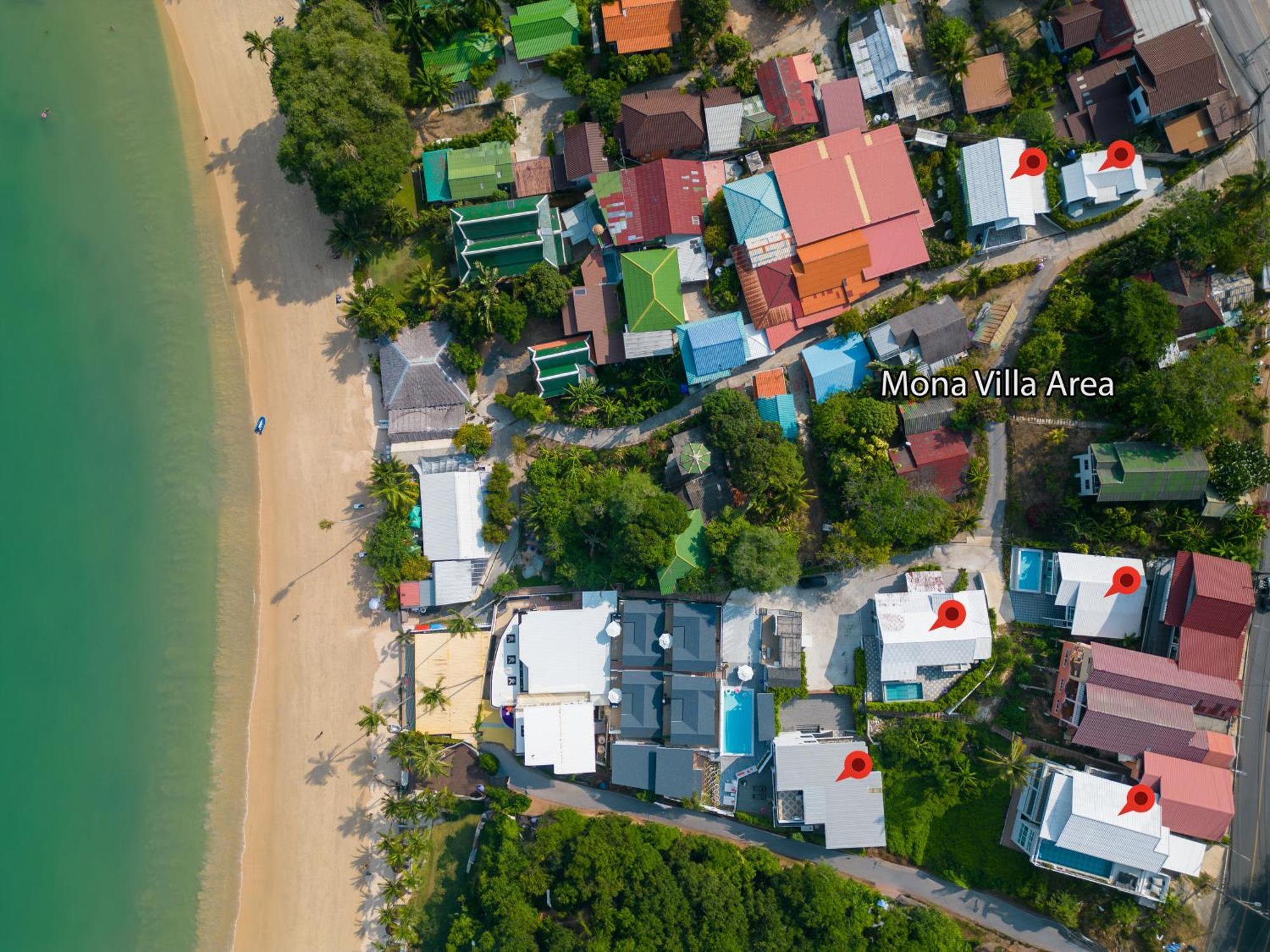 Mona Seaview Pool Villa Beach Front Aoyon Beach Ban Makham Eksteriør billede