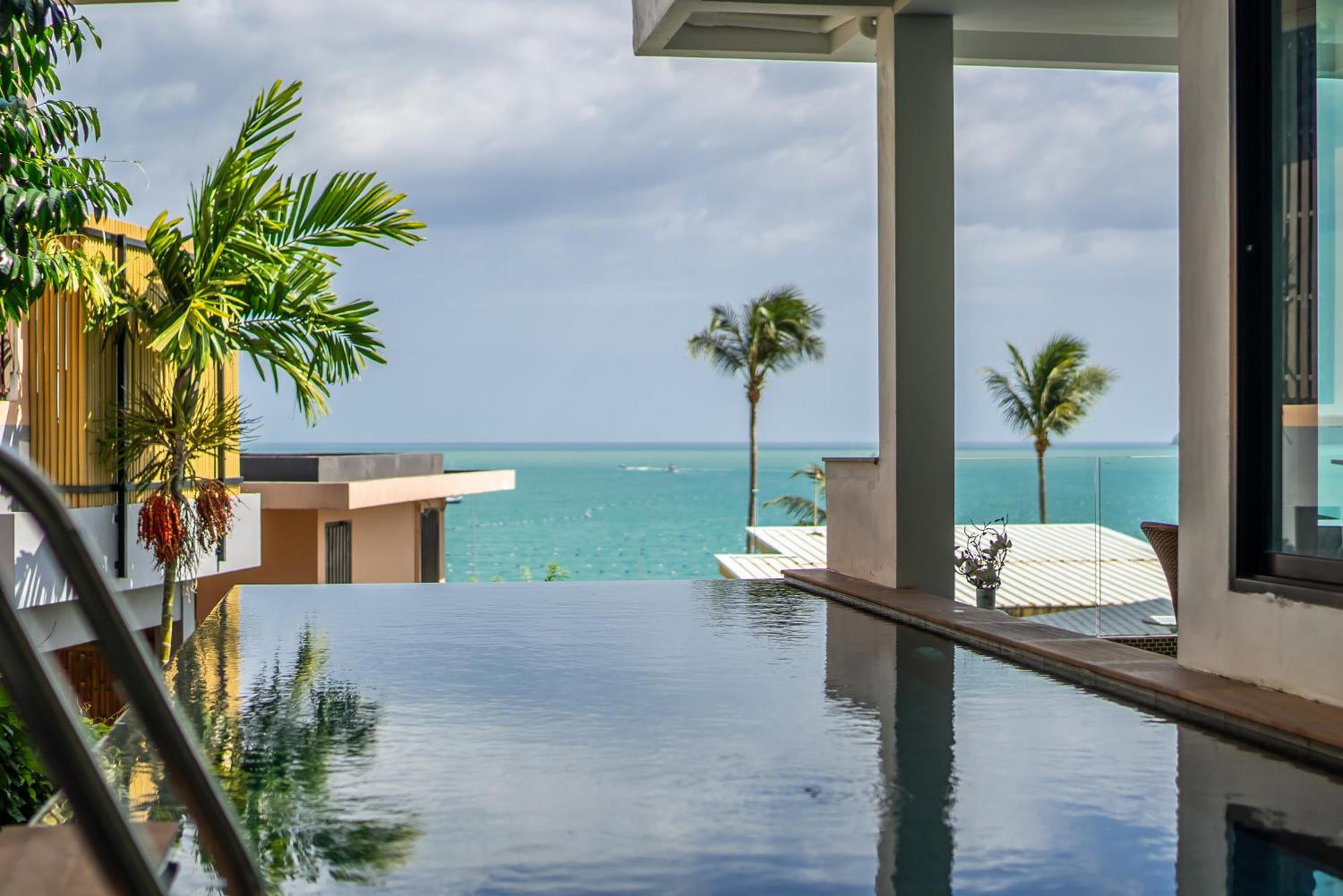 Mona Seaview Pool Villa Beach Front Aoyon Beach Ban Makham Eksteriør billede